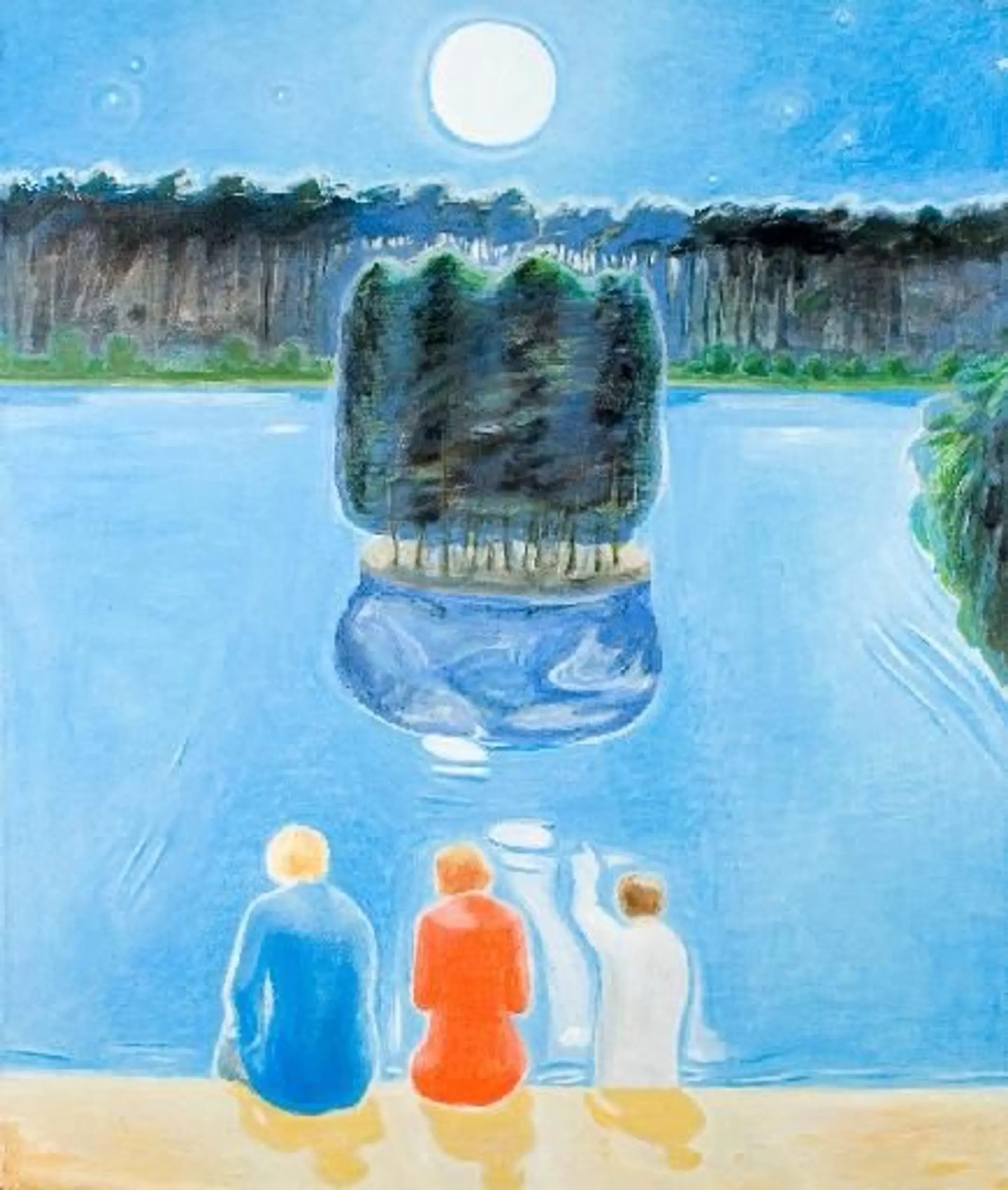 Vojtěch Adamec ml. (1956), Jezero III, 2005, olej na plátně.